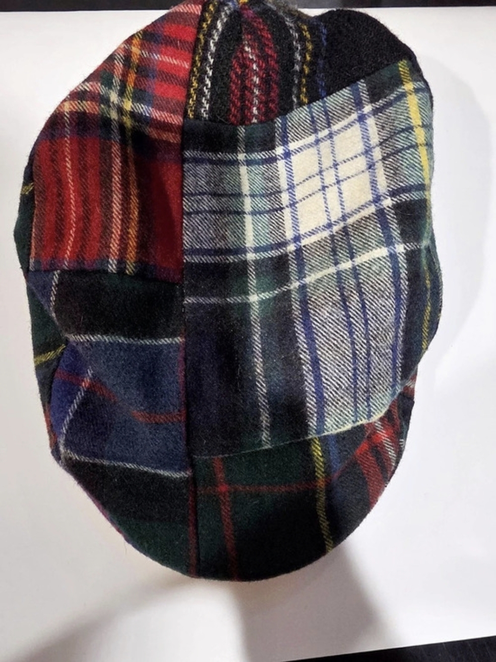 J.Crew Men's Patchwork Plaid Hat Like New